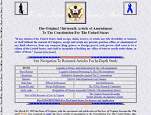 Tablet Screenshot of amendment-13.org